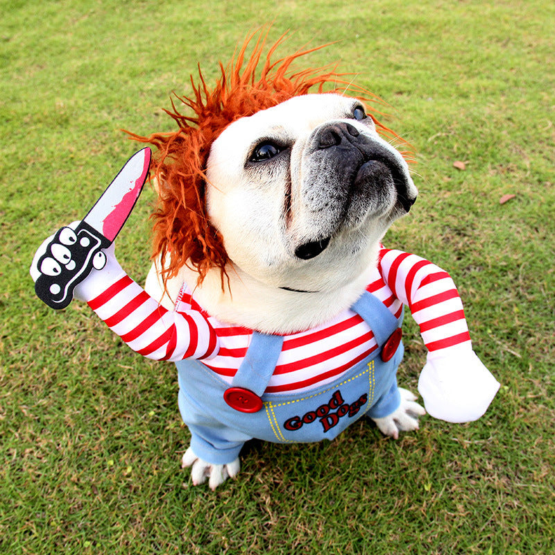 Chucky Pet Costume for Small Dogs